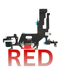 iPhone 11 Charging Port Flex Red (Premium)