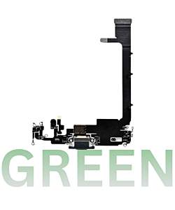 iPhone 11 Pro Max Charging Port Flex With Board Green (Premium)