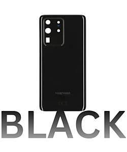 Samsung SM-G988 Galaxy S20 Ultra 5G Rear Glass With Camera Lens Cosmic Black