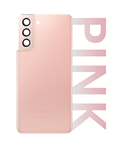 Samsung SM-G991 Galaxy S21 Rear Glass With Camera Lens Phantom Pink