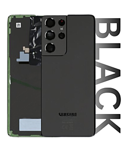 Samsung SM-G998 Galaxy S21 Ultra Rear Cover With Camera Lens Phantom Black