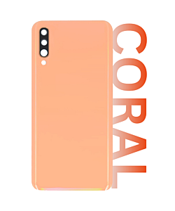 Samsung SM-A505 Galaxy A50 Rear Glass With Camera Lens Coral