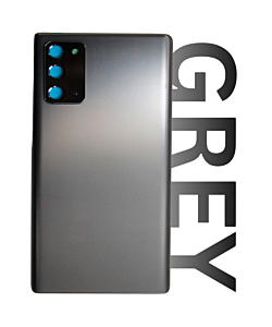 Samsung SM-N980 Galaxy Note 20 Rear Glass With Camera Lens Majestic Grey