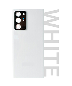 Samsung SM-N985/N986 Galaxy Note 20 Ultra Rear Glass With Camera Lens Majestic White