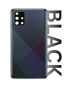 Samsung SM-A715 Galaxy A71 Rear Glass Black