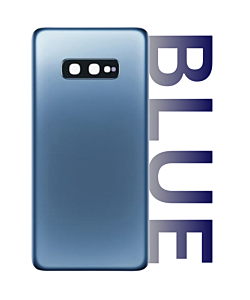 Samsung SM-G970 Galaxy S10e Rear Glass With Adhesive & Camera Lens - Prism Blue