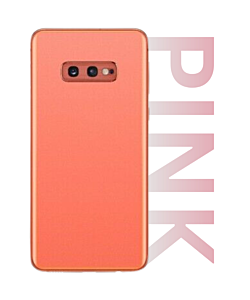 Samsung SM-G970 Galaxy S10e Rear Glass With Adhesive & Camera Lens - Flamingo Pink