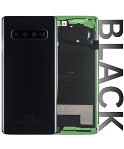 Samsung SM-G973 Galaxy S10 Rear Glass With Camera Lens Prism Black