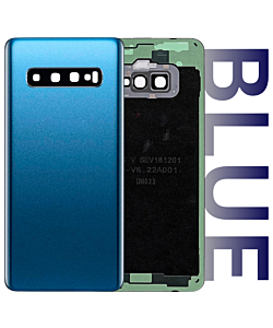 Samsung SM-G973 Galaxy S10 Rear Glass With Camera Lens Prism Blue