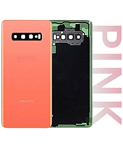 Samsung SM-G973 Galaxy S10 Rear Glass With Camera Lens Flamingo Pink