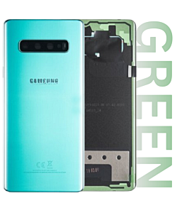 Samsung SM-G975 Galaxy S10 Plus Rear Glass With Adhesive & Camera Lens - Prism Green