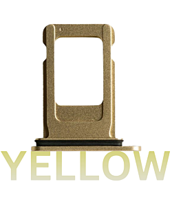 iPhone XR Sim Tray - Yellow