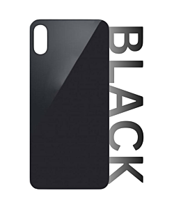 iPhone XS Rear Glass (Big Hole) - Black