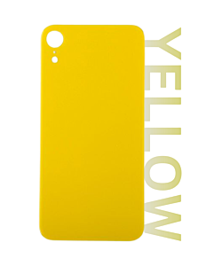 iPhone XR Rear Glass (Big Hole) - Yellow