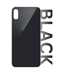iPhone XS Max Rear Glass (Big Hole) - Black