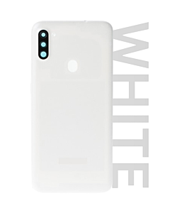 Samsung SM-A115 Galaxy A11 Rear Glass With Camera Lens White