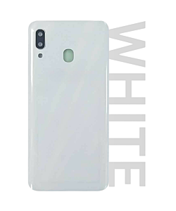 Samsung SM-A305 Galaxy A30 Rear Glass With Camera Lens White