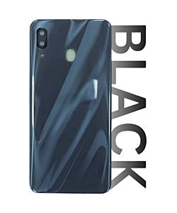 Samsung SM-A305 Galaxy A30 Rear Glass With Camera Lens Black