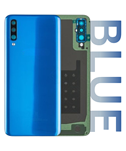 Samsung SM-A505 Galaxy A50 Rear Glass With Camera Lens Blue