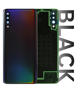 Samsung SM-A705 Galaxy A70 Rear Glass With Camera Lens Black
