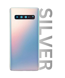 Samsung SM-G977 Galaxy S10 5G Rear Glass With Camera Lens Crown Silver