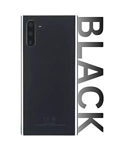 Samsung SM-N970 Galaxy Note 10 Rear Glass With Camera Lens Aura Black