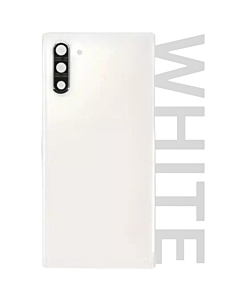 Samsung SM-N970 Galaxy Note 10 Rear Glass With Camera Lens Aura White