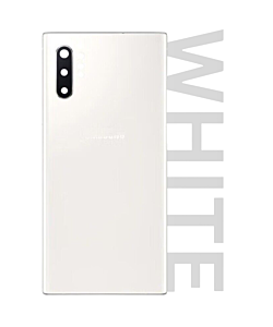Samsung SM-N975 Galaxy Note 10 Plus Rear Glass With Camera Lens Aura White