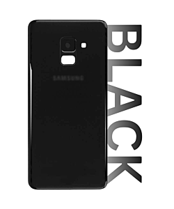Samsung SM-A530 Galaxy A8 Rear Glass With Camera Lens Black