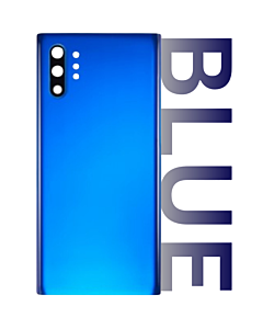 Samsung SM-N975 Galaxy Note 10 Plus Rear Glass With Camera Lens Blue