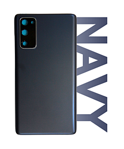 Samsung SM-G780 / G781 Galaxy S20 FE Rear Glass With Camera Lens Cloud Navy