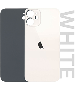 iPhone 12 Mini  Premium Aftermarket Rear Glass White