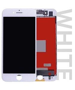iPhone 7 Aftermarket LCD Screen With Backplate - White