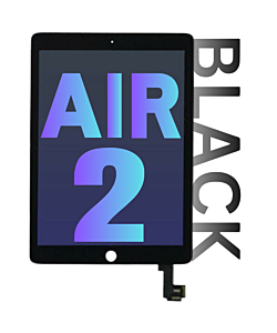 iPad Air 2 Replacement LCD Display Black - Premium Aftermarket
