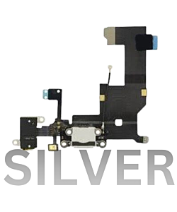 iPhone 5 Charging Port Flex Silver