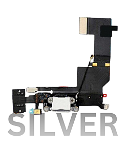 iPhone 5S Charging Port Flex Silver