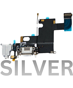 iPhone 6 Charging Port Flex Silver (Premium)