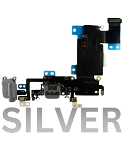 iPhone 6S Plus Charging Port Flex Silver Pull Out