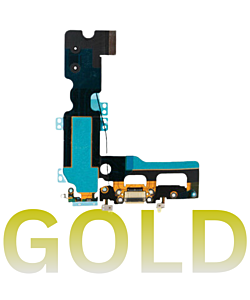 iPhone 7 Charging Port Flex - Gold Pull