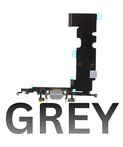 iPhone 8 Charging Port Flex Cable Space Grey (Premium)