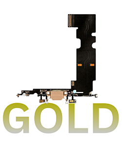 iPhone 8 Plus Charging Port Flex Cable Gold (Premium)
