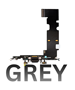 iPhone 8 Plus Charging Port Flex Cable Space Grey (Premium)