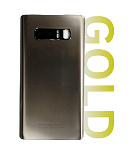 Samsung SM-N950 Galaxy Note 8 Rear Glass With Camera Lens Gold