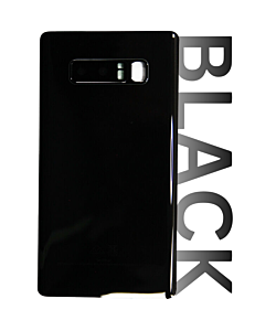 Samsung SM-N950 Galaxy Note 8 Rear Glass With Camera Lens Black