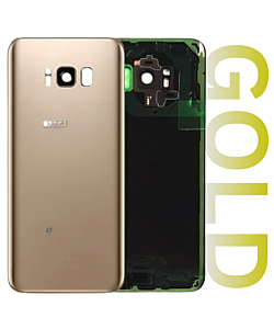 Samsung SM-G950 Galaxy S8 Rear Glass With Camera Lens Gold