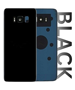 Samsung SM-G955 Galaxy S8 Plus Rear Glass With Camera Lens Black
