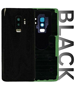 Samsung SM-G960 Galaxy S9 Plus Rear Glass With Camera Lens Black