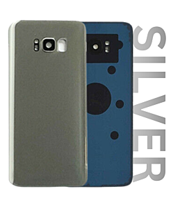 Samsung SM-G955 Galaxy S8 Plus Rear Glass With Camera Lens Silver