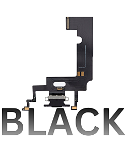 iPhone XR Charging Port Flex - Black (Premium)