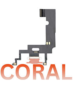 iPhone XR Charging Port Flex - Coral (Premium)